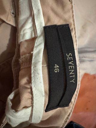 Pantaloni Seventy 46 rosa cipria leggeri