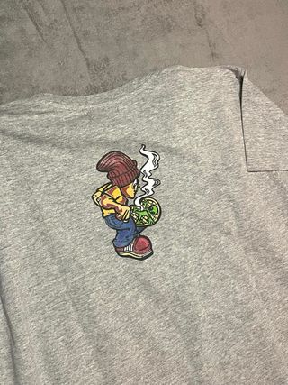 Vintage ISP Street Graphic T-Shirt – Grey Oversize