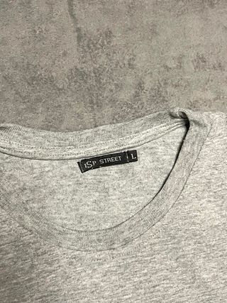 Vintage ISP Street Graphic T-Shirt – Grey Oversize