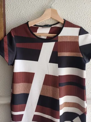 Vestido Zara Talla S Multicolor