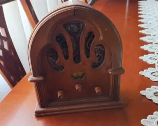 Radio Antigua Madera Decorativa