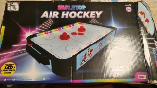 Gioco Air Hockey da Tavolo con Luci LED