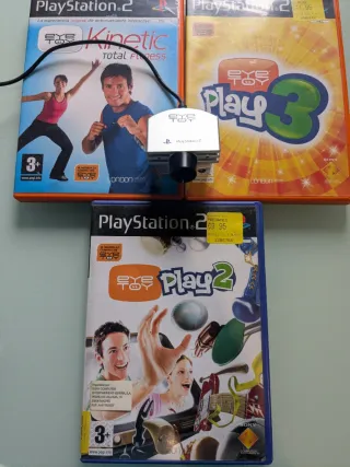 Lote Juegos PS2: Singstar, EyeToy, Hugo, El Corral