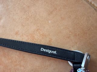 Bolso Desigual pedrería rosa y plata