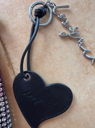 Bolso Desigual pedrería rosa y plata