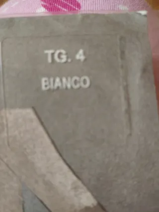 Medias Calzedonia Talla 4 Blanco NUEVA