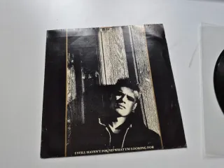 U2 raro single 7" promo Still Haven't Found vinilo