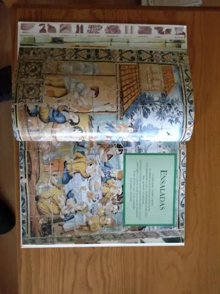 Libro de cocina española.