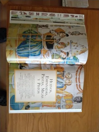 Libro de cocina española.