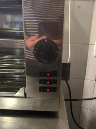 Tostador 2 pisos con temporizador
