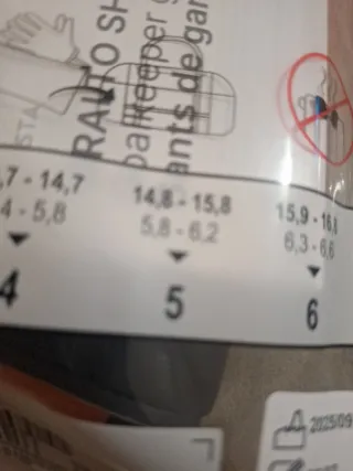 Guantes de portero Decathlon talla 5