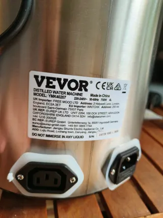 Distillatore VEVOR per isopropanolo (resina 3D)