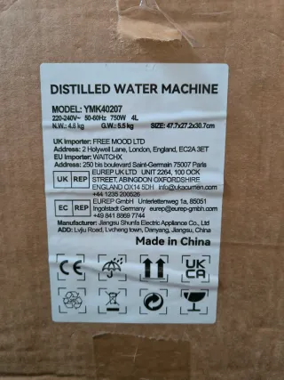 Distillatore VEVOR per isopropanolo (resina 3D)