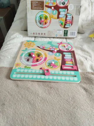 Calendario Madera Montessori Mundo Diver