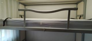 Literas abatibles de pared con escalera
