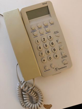 Teléfono fijo Astral beige