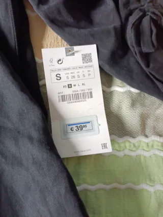 Vestido Zara Talla S