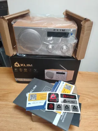 Radio Digital KLIM Marrón/Plata