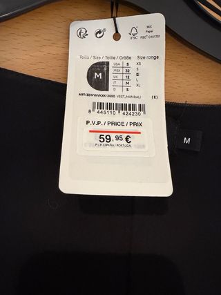 Vestido Desigual Negro y Rojo