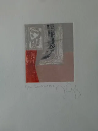 2 Cuadros Serigrafía Abstracta