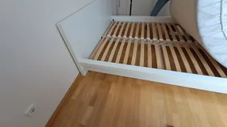 Cama Doble Ikea Blanca 150x200 cm