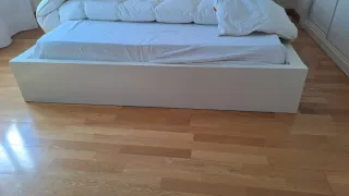 Cama Doble Ikea Blanca 150x200 cm