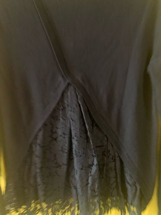 Cardigan Motivi nero con pizzo