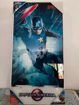 Póster de vidrio Capitán América Civil War