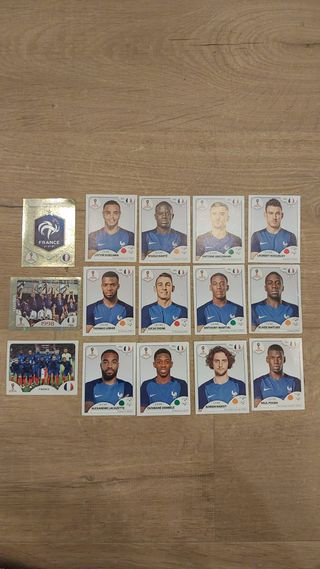 Mundial 2018 Francia Cromos Fútbol