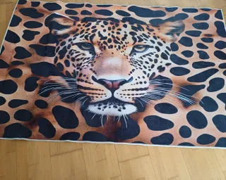 Alfombra diseño leopardo