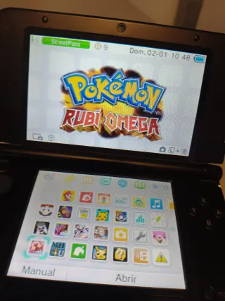 Nintendo 3DS XL + juegos + palito + cargador