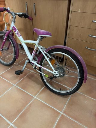 Bicicleta infantil Btwin rosa