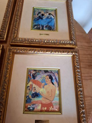 Cuadros reproducciones miniatura