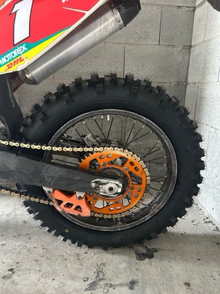 KTM 300 EXC Naranja y Blanca