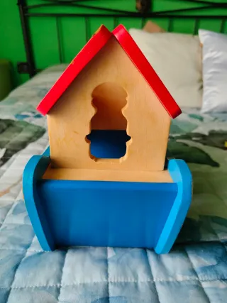 Arca di Noè in legno con animali