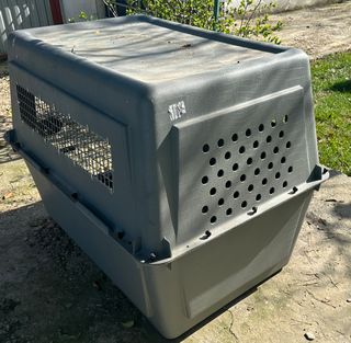 Transportín perro grande gris