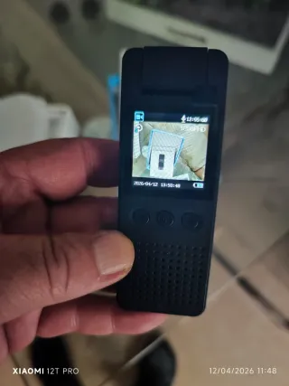 Cámara de pecho con pantalla