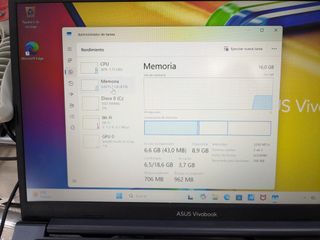 Portátil ASUS Vivobook i7 16GB RAM SSD