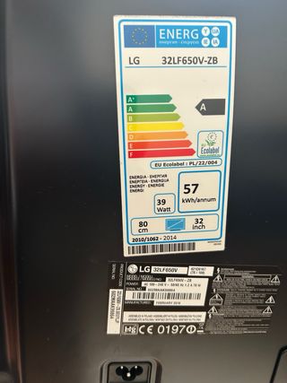 TV LG 32 pulgadas LED 32LF650V-ZB