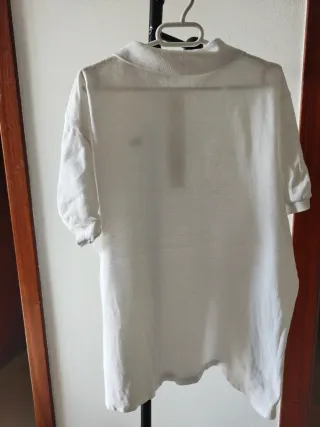 Polo Lacoste blanco