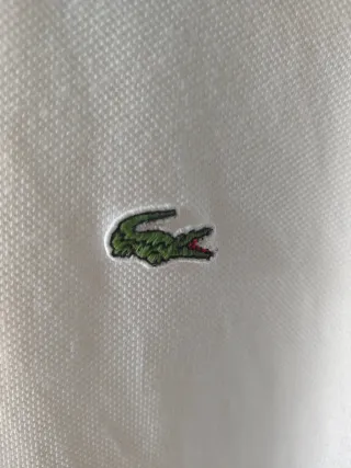 Polo Lacoste blanco