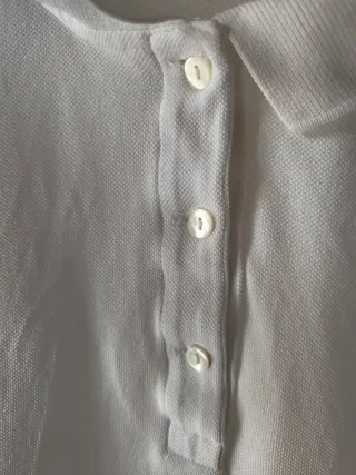 Polo Lacoste blanco