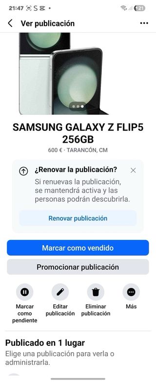 Samsung Galaxy Z Flip5 256GB