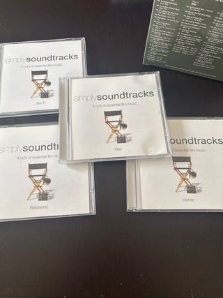 Simply Soundtracks 4 CDs Música de Cine