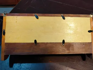 Mensola in legno con appendini