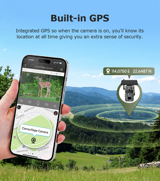 Cámara Caza 4G Solar GPS + 32G