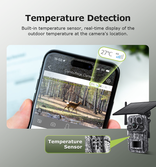Cámara Caza 4G Solar GPS + 32G