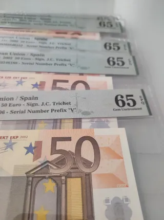 Billetes PMG