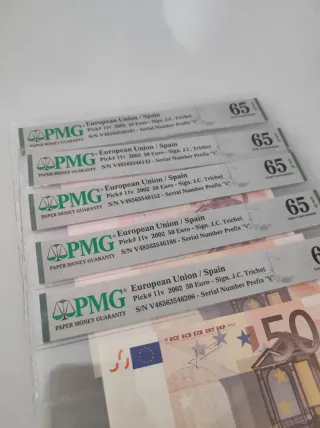 Billetes PMG