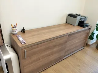Mueble TV madera y metal